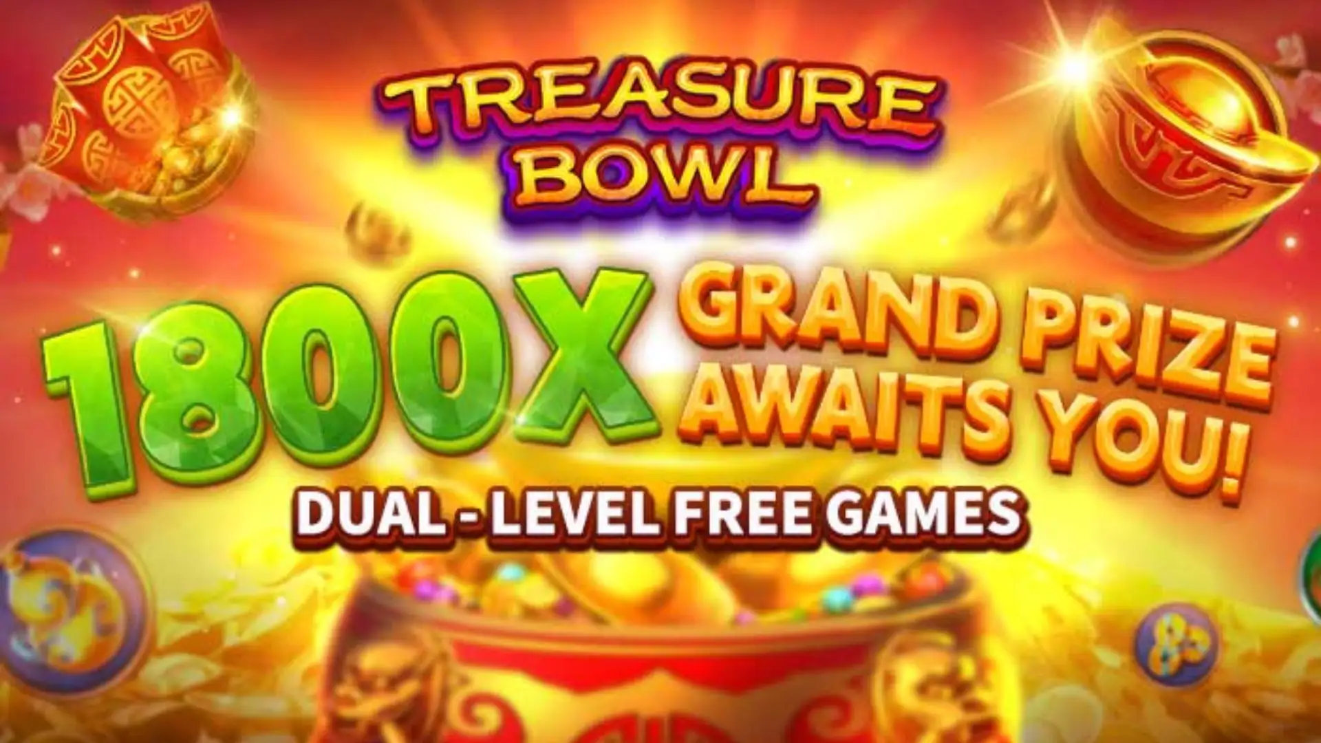 Multiplicadores Treasure Bowl g55bet - 7777x Máximo com Tigela Dourada